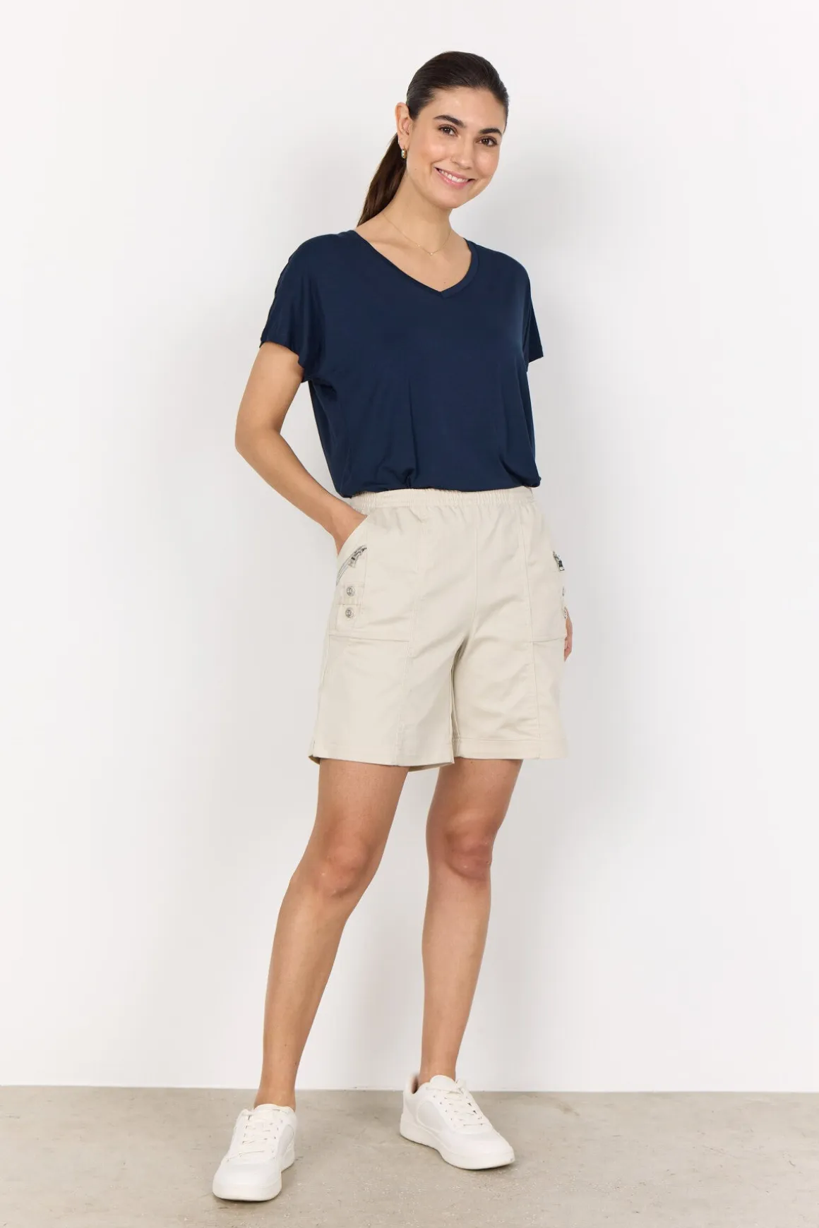 SC-AKILA 2-C Shorts Ljus sand