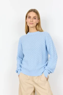 SC-AMELA 1 Pullover Ljusblå