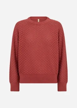 SC-AMELA 1 Pullover Rubinröd