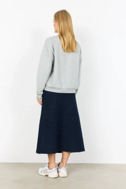 SC-ANGELIN 6 Sweatshirt Ljusgrått