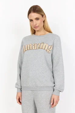 SC-ANGELIN 1 Sweatshirt Ljusgrått