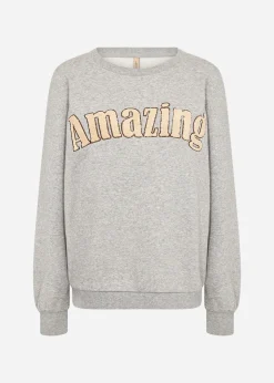 SC-ANGELIN 1 Sweatshirt Ljusgrått