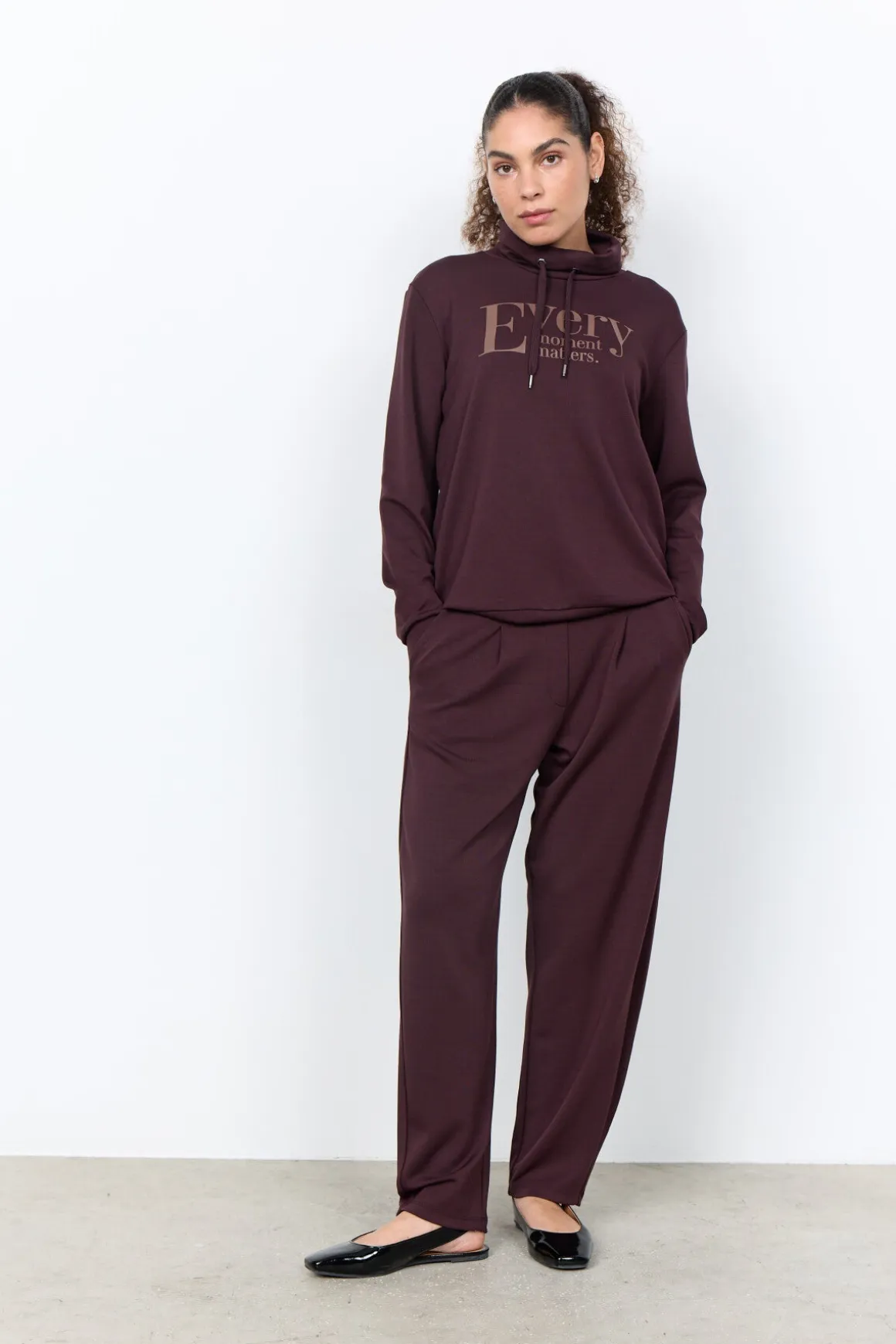 SC-BANU 321 Byxor Mörk plommon