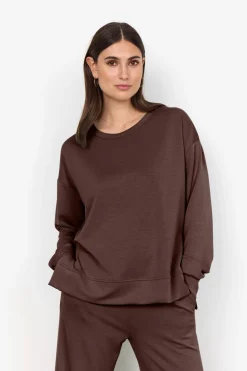 SC-BANU 164 Sweatshirt Mörkbrun