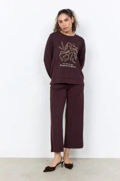 SC-BANU 317 Sweatshirt Mörk plommon