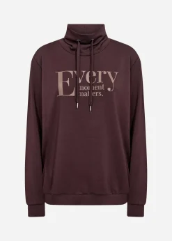SC-BANU 318 Sweatshirt Mörk plommon