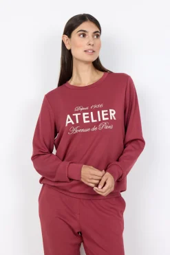 SC-BANU 281 Sweatshirt Rubinröd