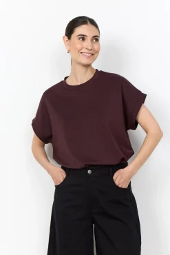 SC-BANU 245 T-shirt Mörk plommon