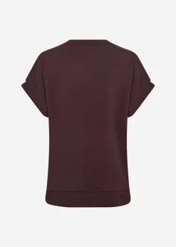 SC-BANU 245 T-shirt Mörk plommon