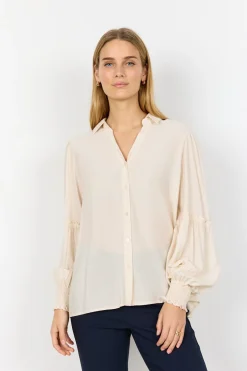 SC-BARBEL 2 Skjorta Cream
