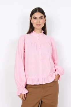 SC-BARBRA 2 Skjorta Lyseröd