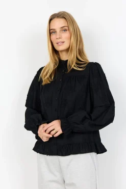 SC-BARBRA 2 Skjorta Svart