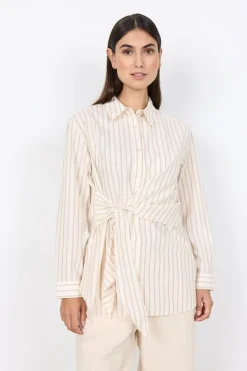 SC-BARDOT 3 Skjorta Cream