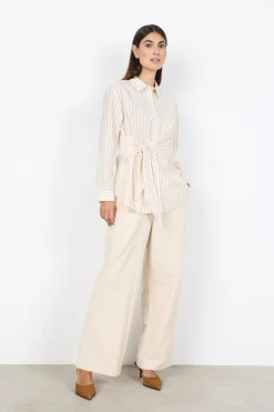 SC-BARDOT 3 Skjorta Cream