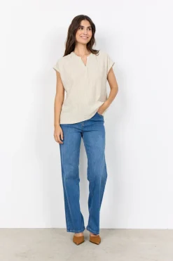 SC-CANNIE 1 T-shirt Ljus sand