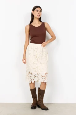 SC-CASSANDRA 3 Kjol Cream