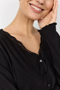 SC-CHANILLA 2 Cardigan Svart