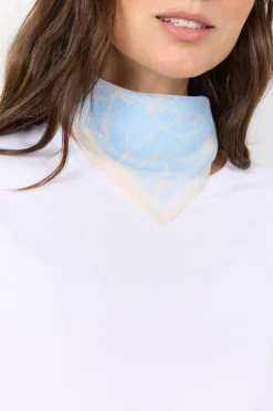 SC-CHANNA 1 Scarf Ljusblå