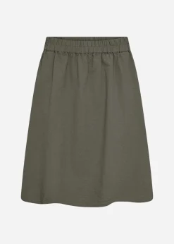 SC-CISSIE 57 Kjol Dammigt grönt