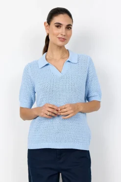 SC-DENEFA 6 Pullover Ljusblå