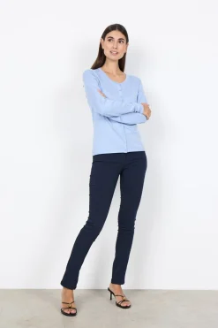 SC-DOLLIE 446 Cardigan Ljusblå