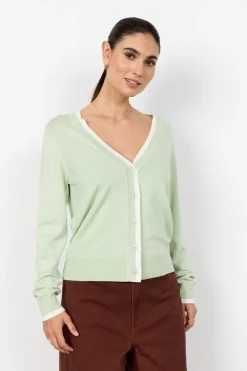 SC-DOLLIE 814 Cardigan Ljusgrön