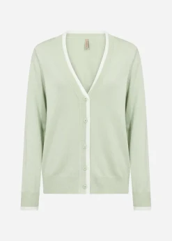 SC-DOLLIE 814 Cardigan Ljusgrön