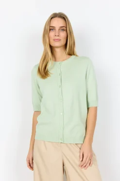 SC-DOLLIE 816 Cardigan Ljusgrön