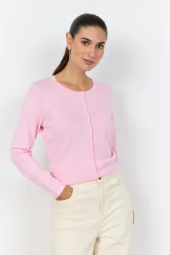 SC-DOLLIE 446 Cardigan Lyseröd
