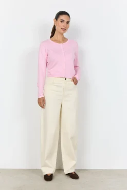 SC-DOLLIE 446 Cardigan Lyseröd