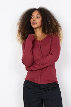 SC-DOLLIE 446 Cardigan Rubinröd