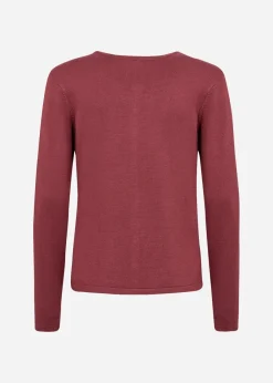SC-DOLLIE 446 Cardigan Rubinröd