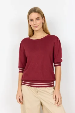 SC-DOLLIE 809 Pullover Rubinröd