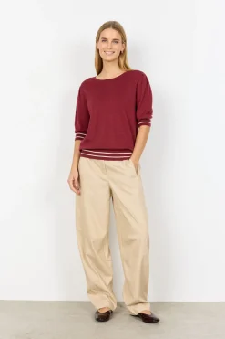 SC-DOLLIE 809 Pullover Rubinröd