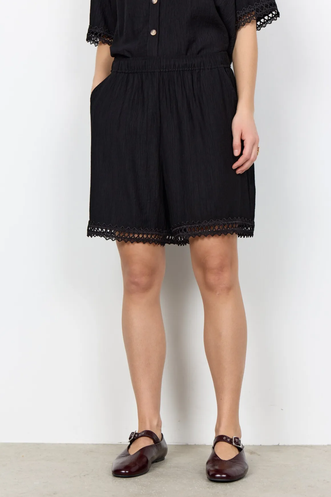 SC-FABRINA 1-C Shorts Svart