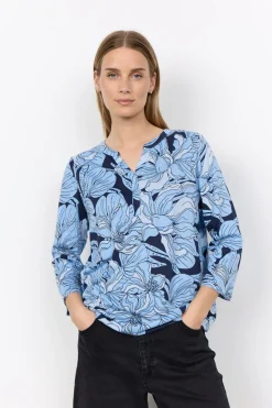 SC-FELICITY AOP 548 Blus Blå