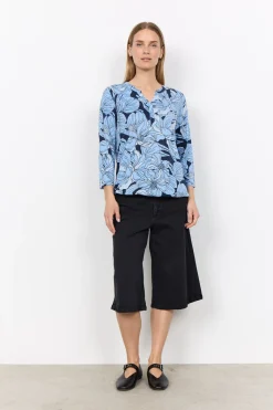 SC-FELICITY AOP 548 Blus Blå