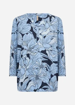 SC-FELICITY AOP 548 Blus Blå