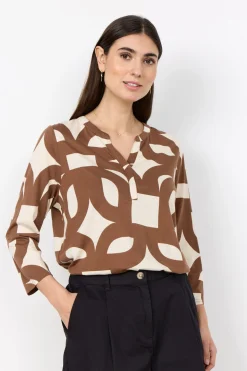 SC-FELICITY AOP 542 Blus Brün