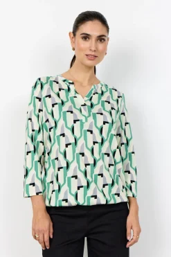 SC-FELICITY AOP 534 Blus Grön