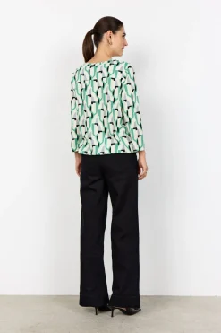 SC-FELICITY AOP 534 Blus Grön