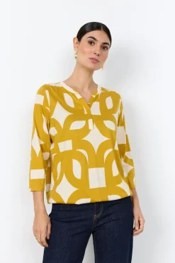 SC-FELICITY AOP 542 Blus Gul