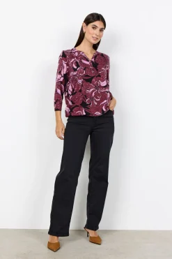 SC-FELICITY AOP 548 Blus Mörkröd
