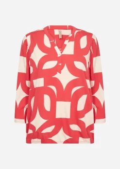 SC-FELICITY AOP 542 Blus Röd