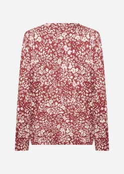 SC-FELICITY AOP 532 Blus Rubinröd