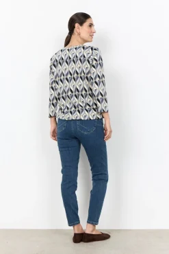 SC-FELICITY AOP 552 Blus Svart