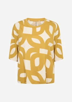 SC-FELICITY AOP 541 T-shirt Gul