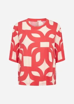 SC-FELICITY AOP 541 T-shirt Röd