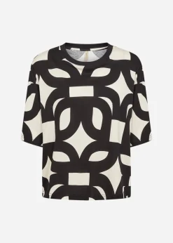SC-FELICITY AOP 541 T-shirt Svart