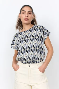 SC-FELICITY AOP 551 T-shirt Svart